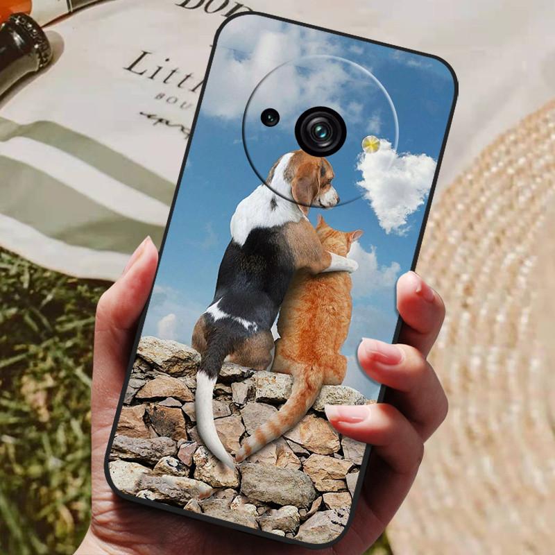 Fundas Para Oukitel C59 Pro Funda Blanda Estampado de Gato Lindo Funda de Silicona para Oukitel C59 Pro Funda Oukitel C59Pro Funda Protectora Completa
