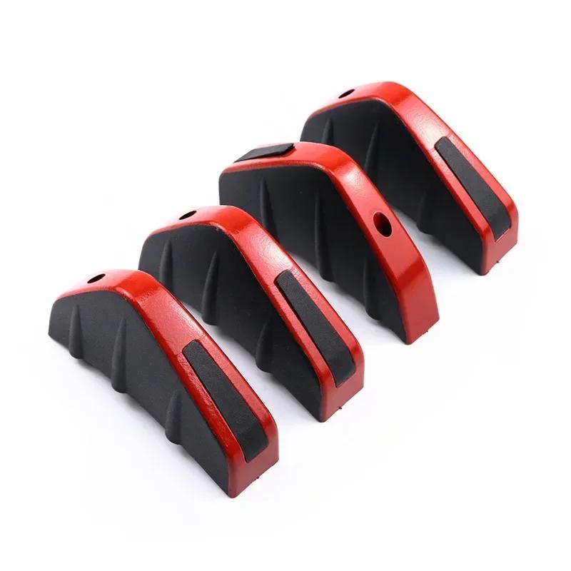 4pcs/set Car Rear Lower Bumper Lip Diffuser Spoiler Shark Fins Wing Splitter Spoiler Universal Car Modified Accessories