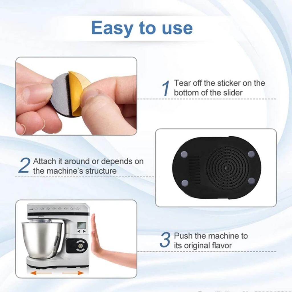 8/16/24 Pack Kitchen Appliance Sliders,25Mm Adhesive Magic PTFE Sliders  Coffee Makers,Mixer,Air Fryers,Pressure Cooker