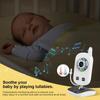 2X Digitalzoom Babyphone 2,4 Zoll Wireless Video Farbe Hochauflösende Baby Nanny Sicherheitskamera Nachtsicht Temperaturüberwachung