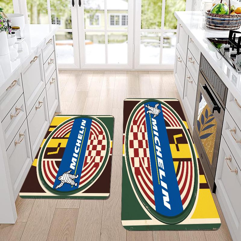 Michelin Flannel Area Rug Soft Kitchen Floor Mat Non Slip Carpet Room Decor