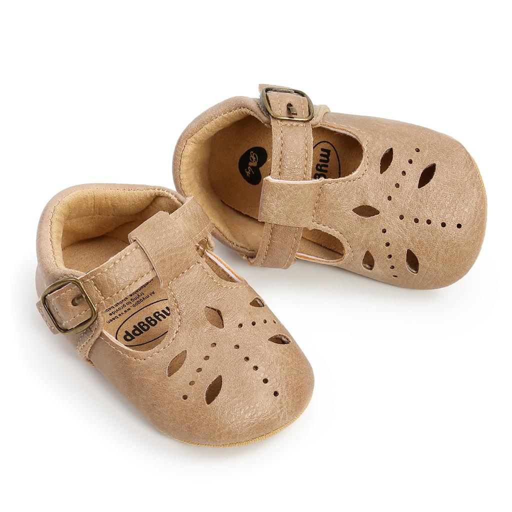 Girls Classic Heart Rubber Sole Anti-slip Shoes Multicolour Princess Toddlers PU Dress Shoes First Walker Toddler Crib Shoes