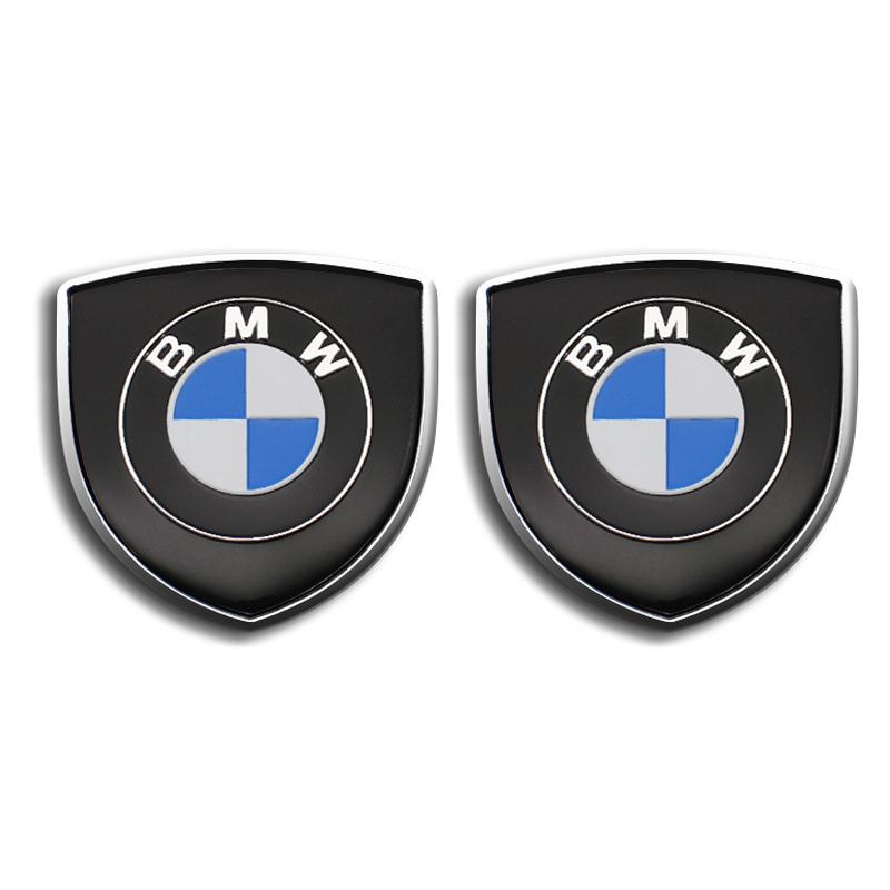 umbrx8 1/2PCS Car Shield Body Trunk Stickers 3D Metal Emblem Decal Auto Accessories For BMW Performance F20 F10 F30 F40 E92 E91 G20 G30