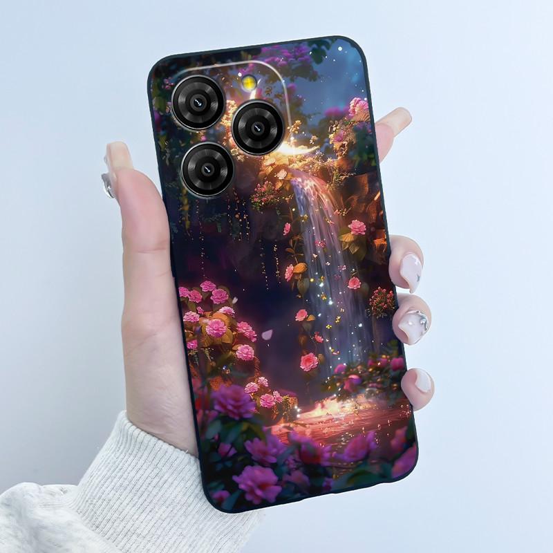 For Blackview Shark 9 5G Case Cute Funny Love Heart Rabbit Soft Silicone Protective Back Cover For Black View Shark 9 Phone Case
