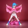 Anime Figure Bulma Pink Dress Dragon Ball Resonance Series Pvc Model Two Dimensional Beautiful Girl Ornament For Collectors