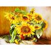 Full Square Drill 5D DIY Diamond Painting Flower Diamond Embroidery Sunflower Cross Stitch Round Mosaic Rhinestone Crafts Gift