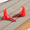 Devil Horns Hair Clip Halloween Cosplay Costume Headwear Accessory Party Dress Up Props Devil Horns Barrettes Hair Clip