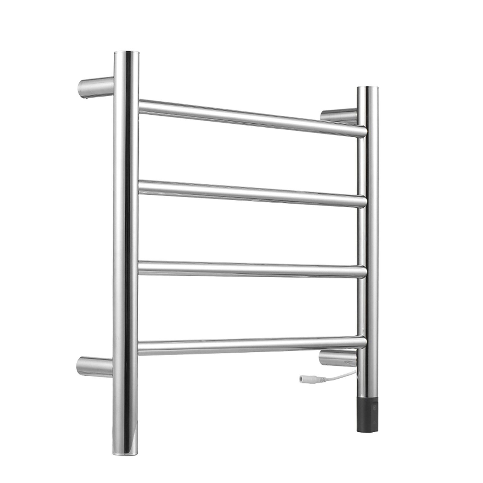 

Умный полотенцесушитель с подогревом, вешалка для полотенец, управление по WiFi через приложение, 50 Вт, низкое энергопотребление, таймер с искусственным интеллектом, быстрый нагрев, регулируемая температура 45-65 градусов C UK Version