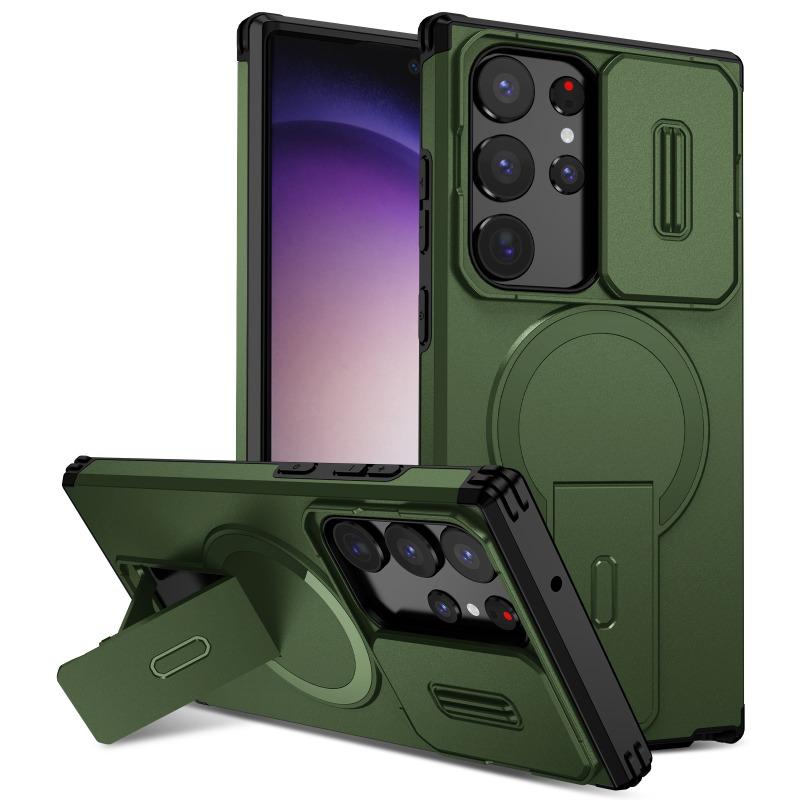 Shockproof Case for Samsung Galaxy S26 Ultra 5G Sliding Camera Magnetic Hard Funda Samsung S25 Edge S24 FE S 26 25 Plus 24 Coque