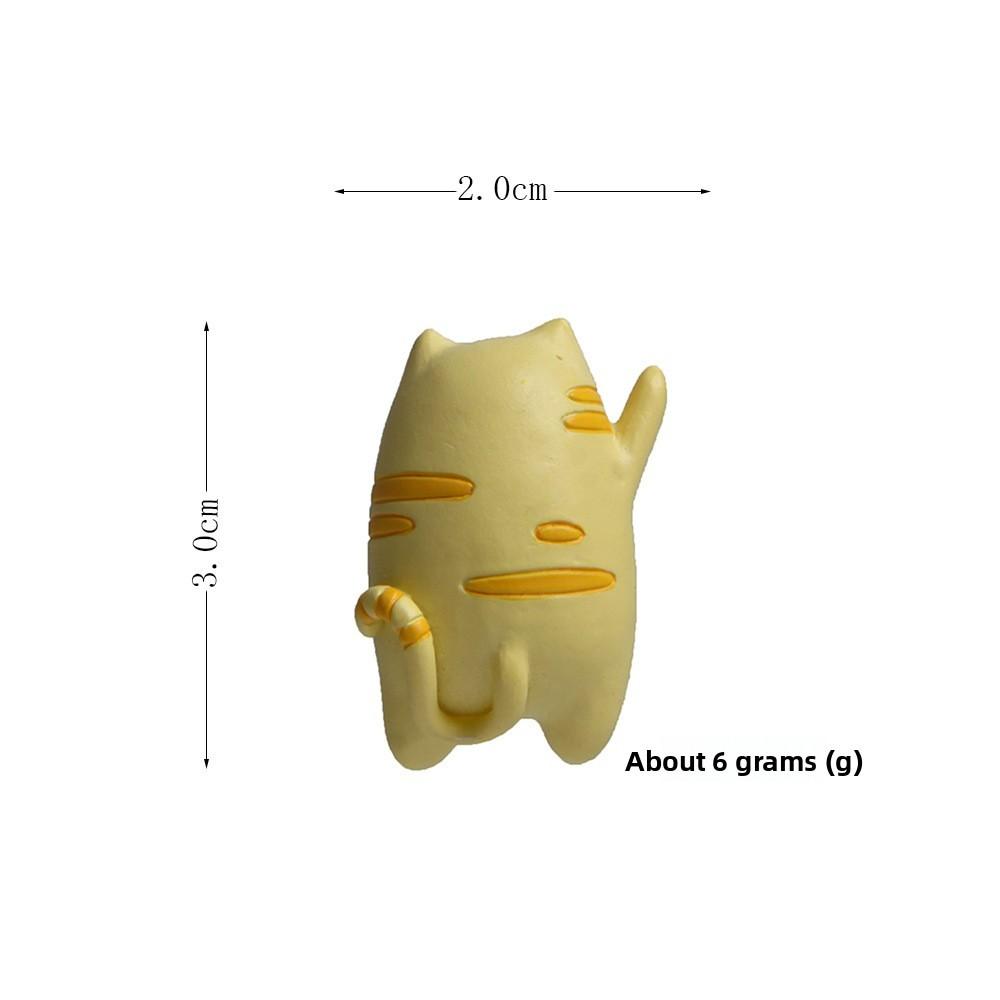 Creative Cats Back View Magnetic Refrigerator Decor For Home And Office Decor