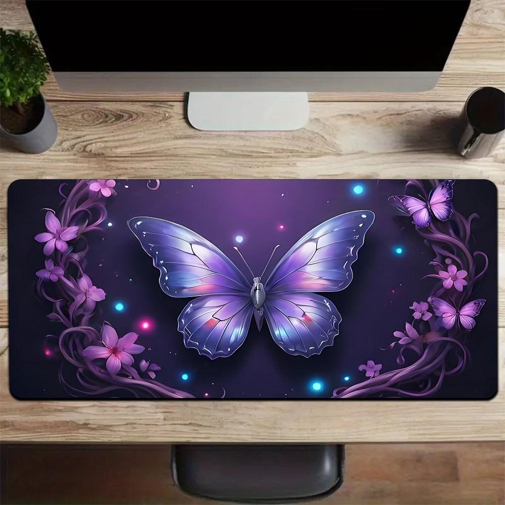 pc Dreamy Butterfly Large Mouse Pad computer mat Desk Mat keyboard mat Office Gaming Table Mat