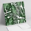 PVC Stick-on Tiles with a Tropical Leaves Pattern, Perfect for the Hallway, 20x20x20 cm
