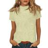 Women Short Sleeve Crewneck T Shirt Casual Loose Fit Basic Top Lightweight Soft Fabric for Daily Wear
