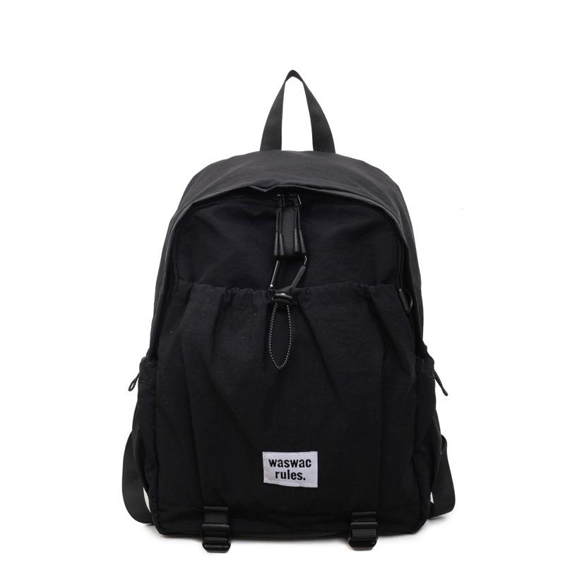 Canvas Backpack Women's New Large-capacity Leisure Student Class Schoolbag Nylon Mountaineering Bag Travel Backpack