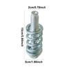 Exhaust Bolt and Spring Kit Replacement Screw with Spring Muffler Flange Bolt Spring Kit Shock-Absorbing Screw Set Car