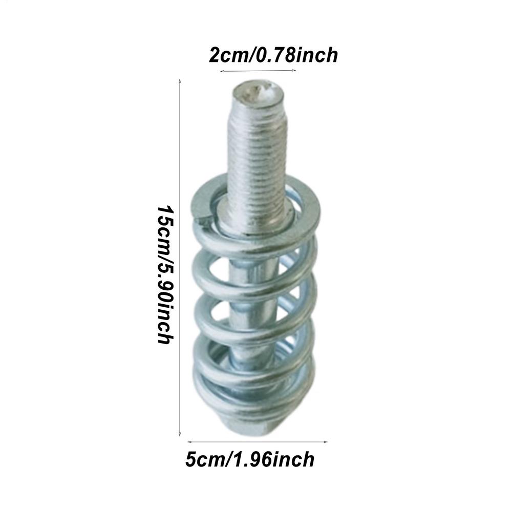 Exhaust Bolt and Spring Kit Replacement Screw with Spring Muffler Flange Bolt Spring Kit Shock-Absorbing Screw Set Car