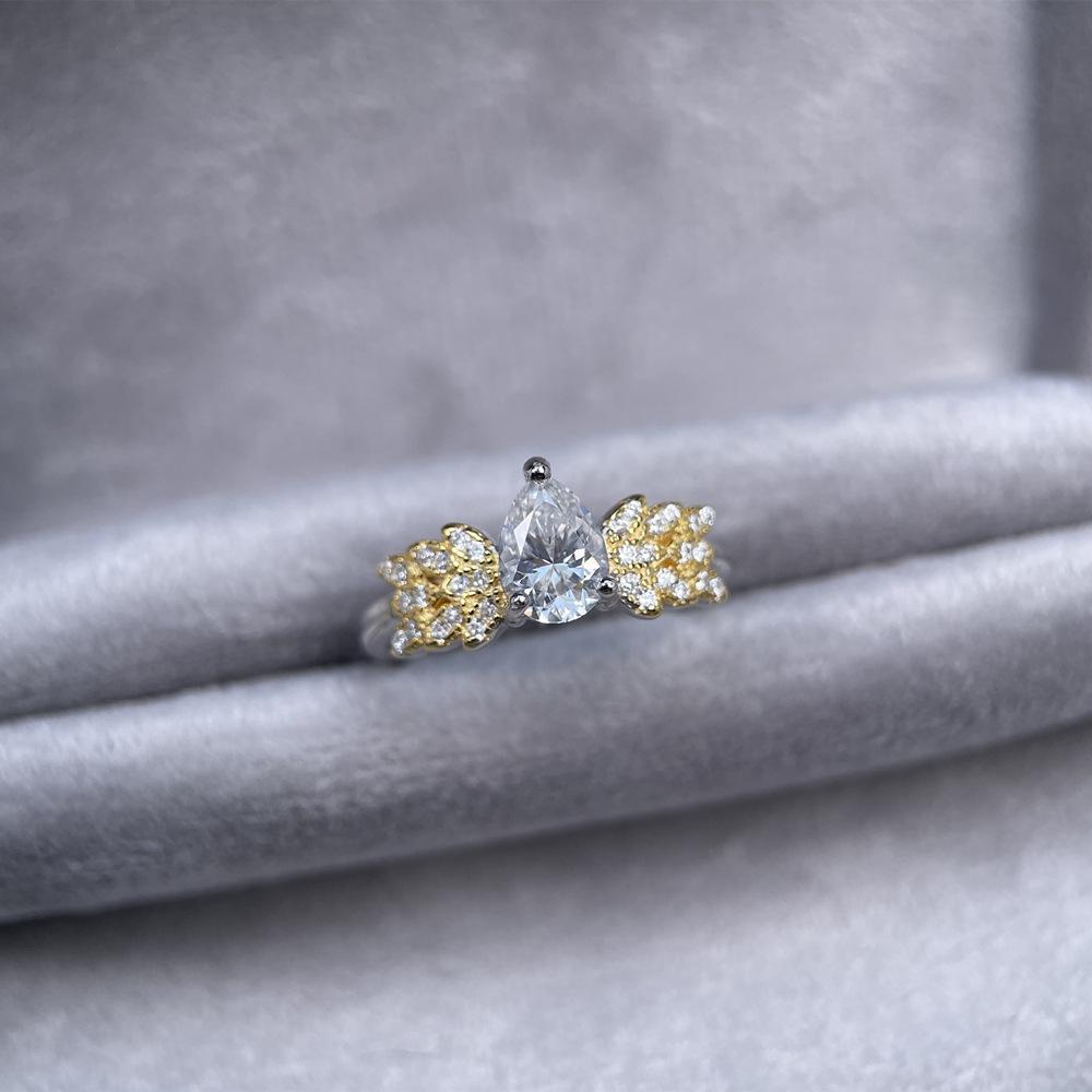 Customizable 925 Silver Moissanite Ring with 0.8CT VVS GRA-Certified Stone -/ODM Available for Luxury Bridal & Fashion Brands