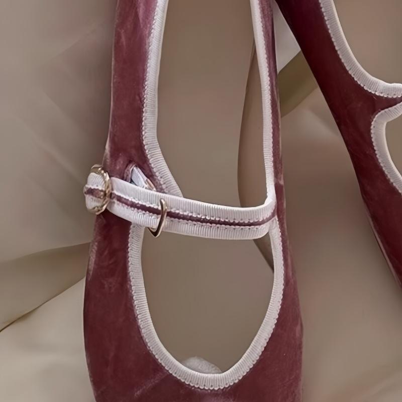 Fashion Luxury Split Toe Casual Women's Shoes 2025 Retro Velvet Shallow Mouth Shoes Mary Jane Elegant Comfortable Soft Single Shoes