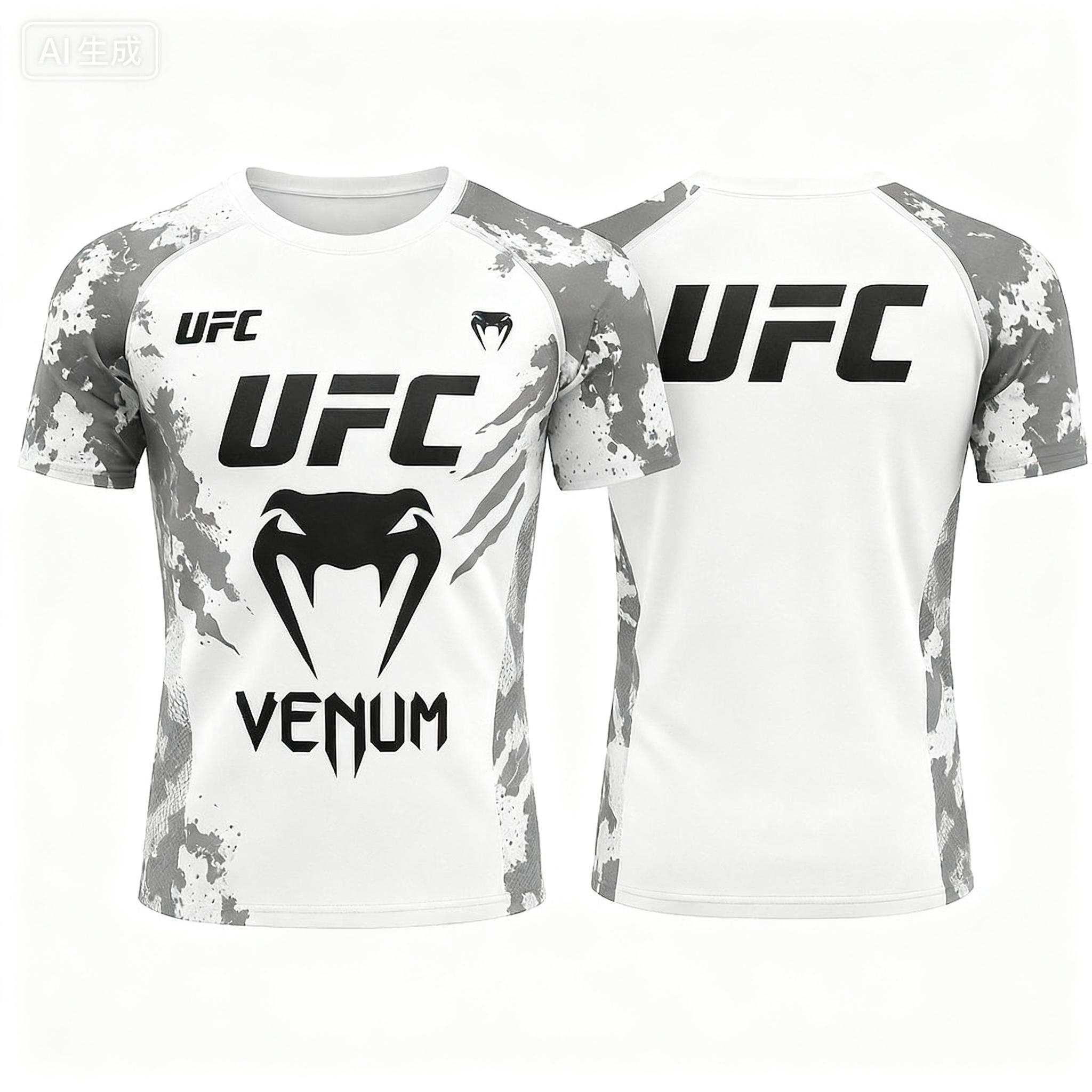 ETST 005 Mode Sports T-shirt Man Boksen Vechtsport Wedstrijd Training Sport T-shirts Casual Ronde Hals Korte Mouw Tops Zomerlosse T-shirts S
