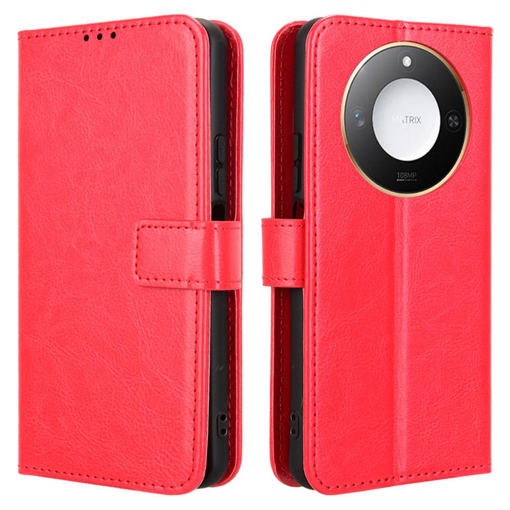 For Honor X60 5G/X9c Smart 5G Case Crazy Horse Texture PU Leather Phone Wallet Cover