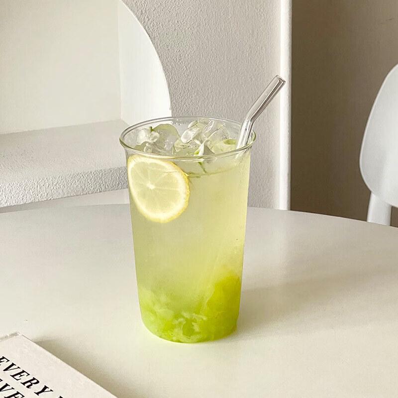 Qiwei Large Capacity Heat-Resistant Glass Beverage Cup