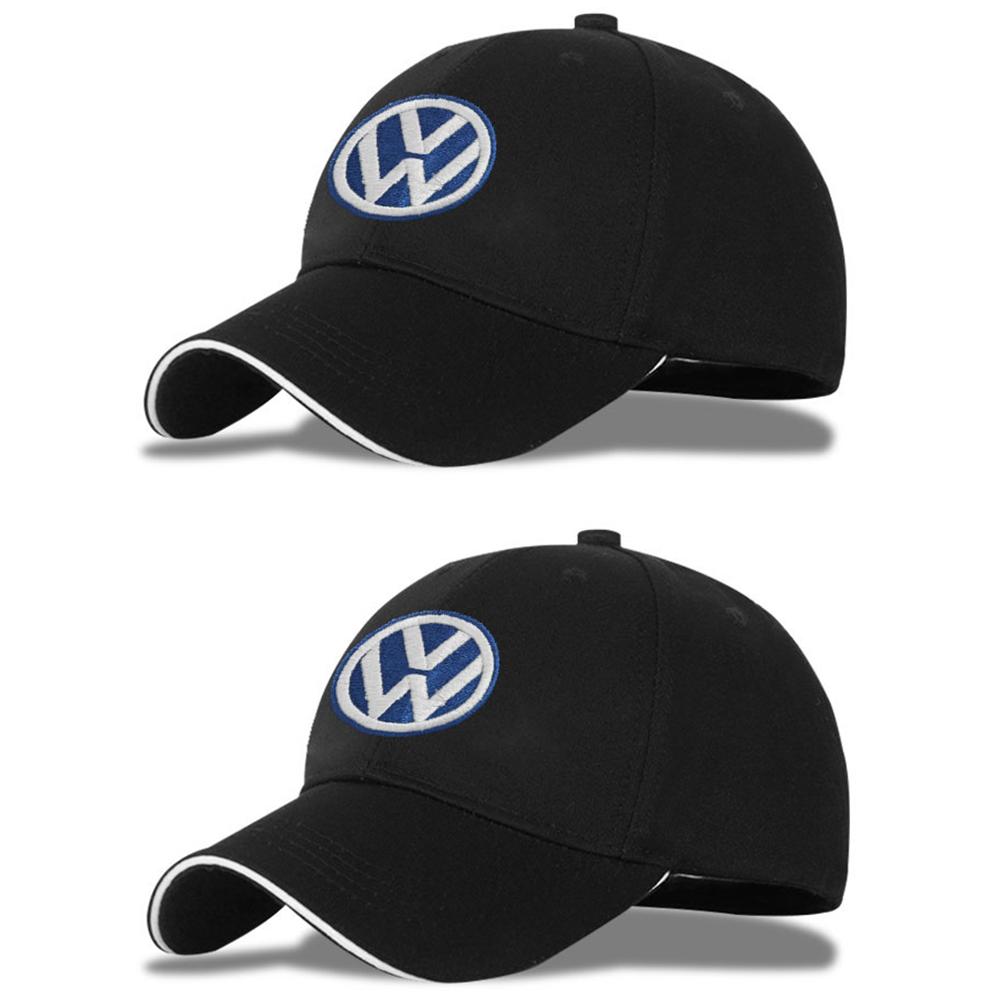 Car Logo Creative Cotton Adjustable Baseball Hat Outdoor Baseball Cap Valve Cap for VW Volkswagen Jetta Golf 6 Beetle MK4 B6 CC