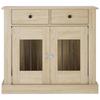 VidaXL Hundeboxmöbel Sonoma Eiche 90 x 47,5 x 80 cm
