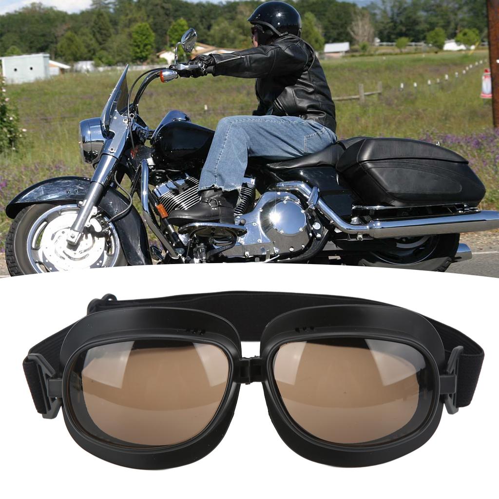 Wiatroodporne okulary do jazdy gogle ochrona oczu regulowany pasek uniwersalne na motocykl rower