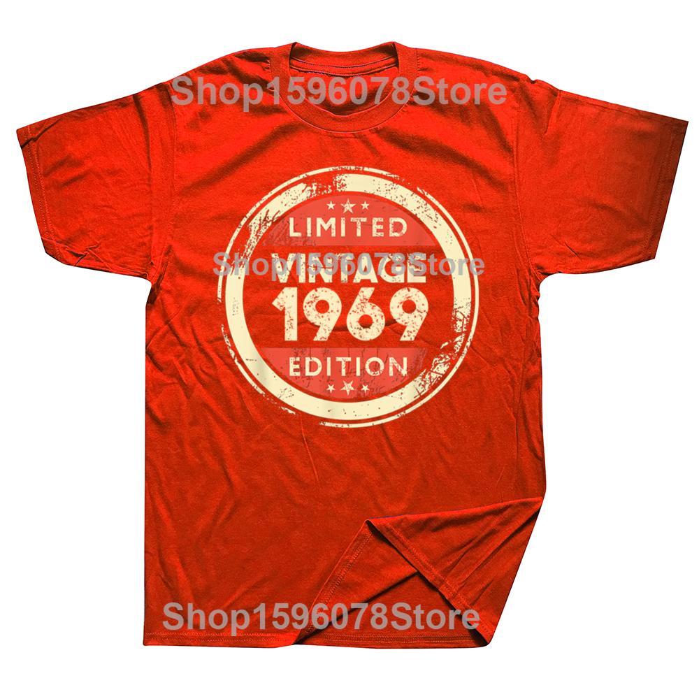 

Vintage 1969 56th Birthday 56 Year Old for T Shirt Vintage Washed Stylish Comfortable Soft Designer Clothes Breathable S