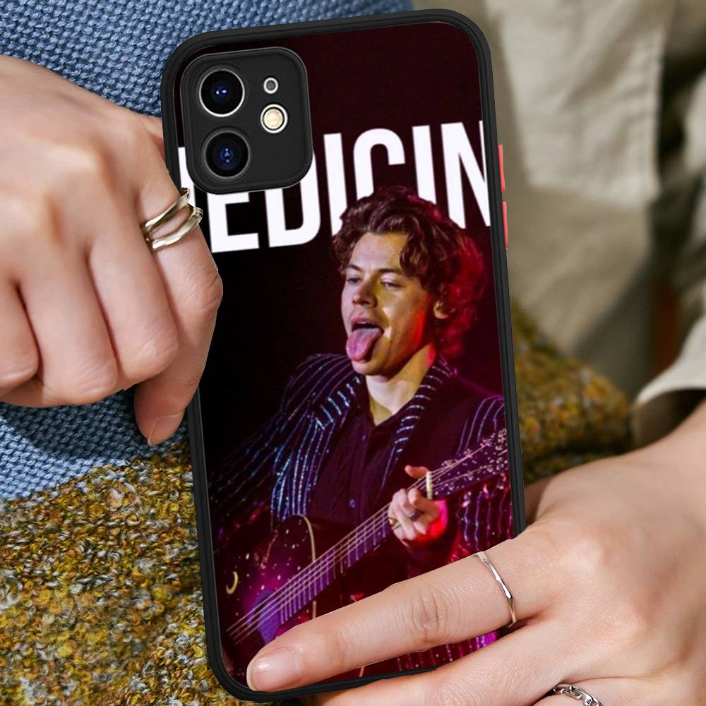 Pop Singer Harry Styles Matte Protective Case For IPhone 16 15 14 13 12 11 Pro Max X XS MAX Protection Case