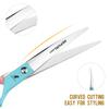 6.5 Inch, Color Double Tail, Split Maiden Handle, Pet Scissors, Pet Curved Scissors