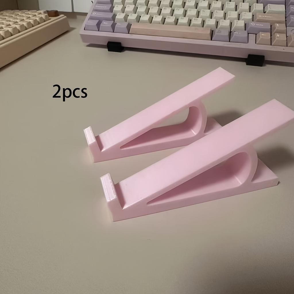 2pcs Ergonomic Keyboard Riser Stand Non-slip universal Stand Multi-Color Optional For Office Gaming Use