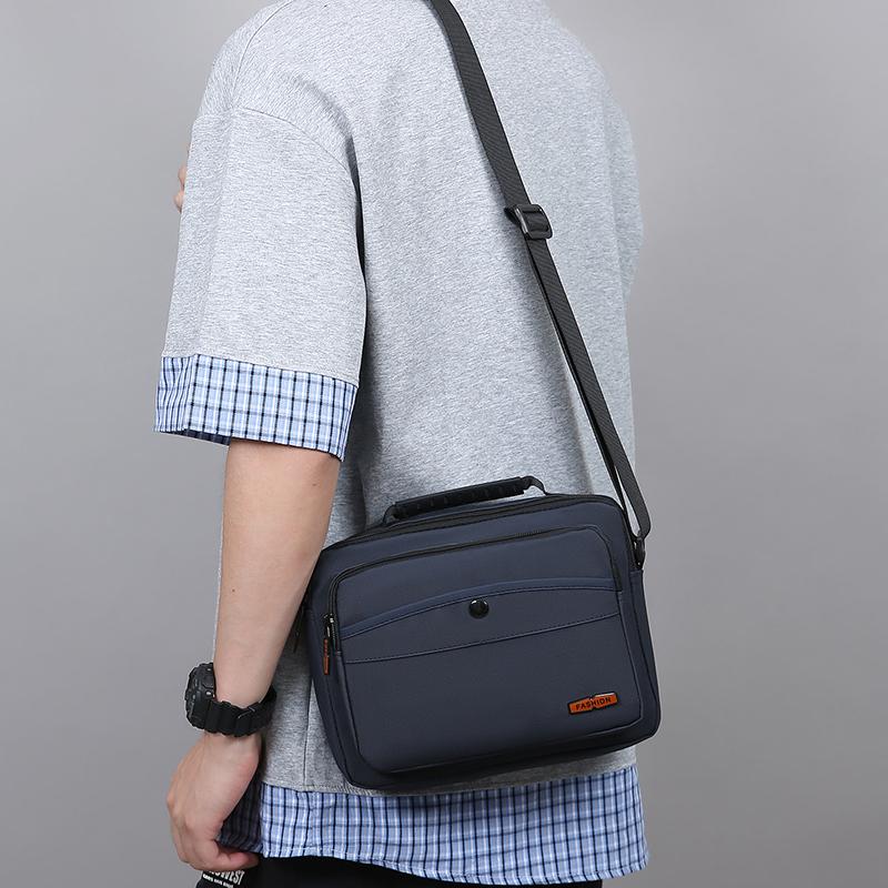 Herren Umhängetasche Einfarbig Große Kapazität Tasche Pendler Reise Crossbody Tasche