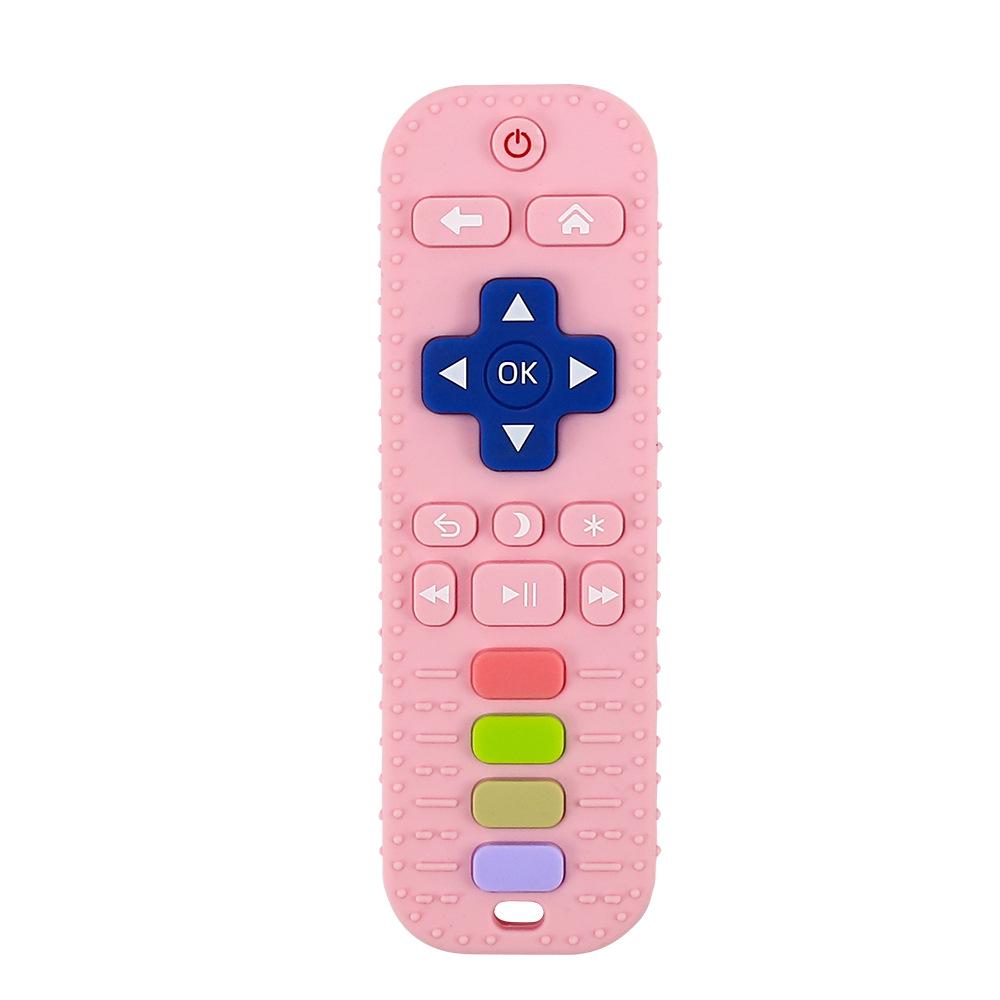 Silicone Teether Remote Control Toy for Babies 6+ Months