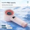 Compact USB Rechargeable High-Speed Digital Display Handheld Fan