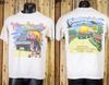 Vintage Allman Brothers Band Road Goes On Forever Concert T Shirt 1999 White