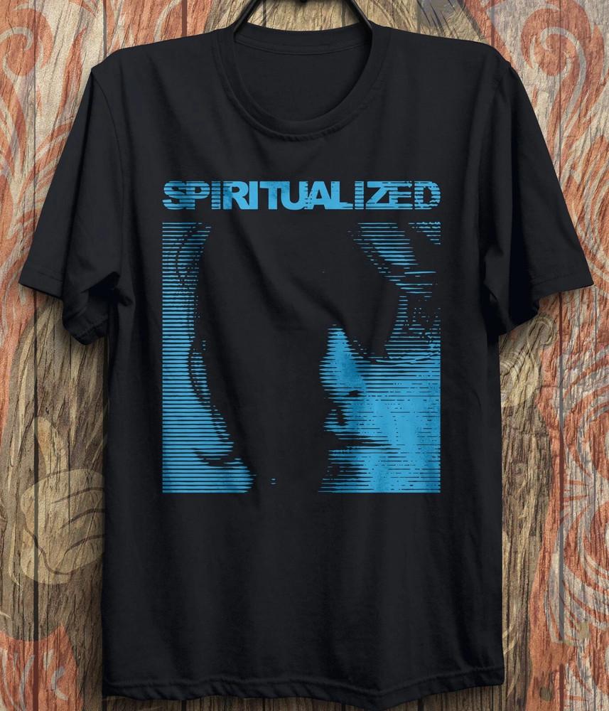 Spiritualized Band Collection Album Cotton Black Unisex T Shirt S5XL AG901 Unisex T-Shirt L