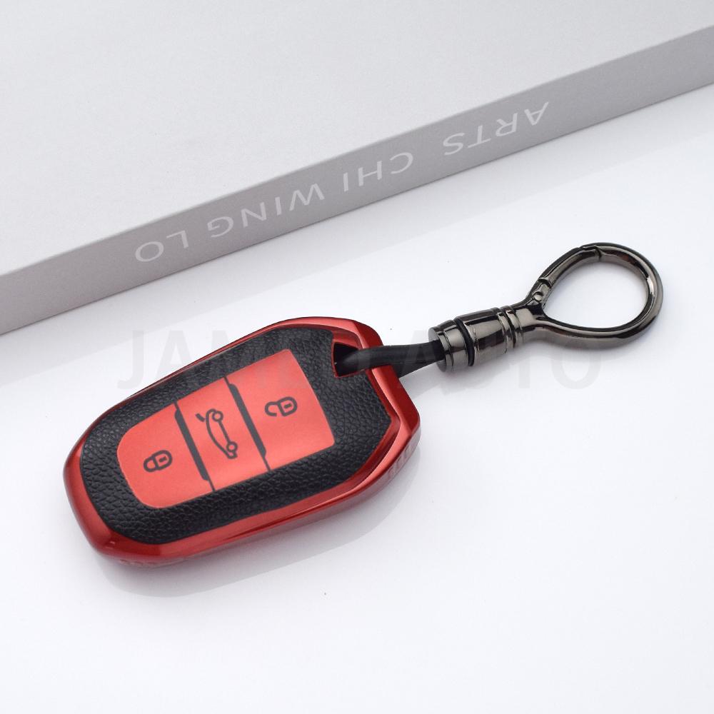 For Peugeot 2008 3008 4008 5008 308 408 508 Citroen C1 C2 C4 C6 C3-XR Picasso Grand DS3 DS5 TPU Car Key Case Cover