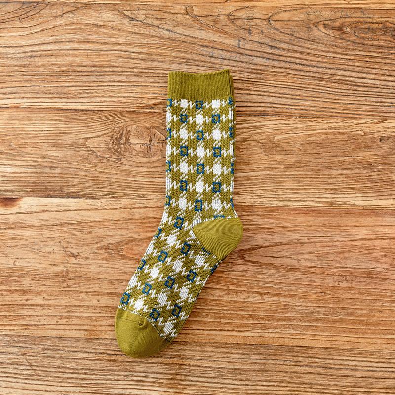 Winter Coral Fleece Cartoon Calf Socks Thickened Long Tube Warm Knee Floor Socks