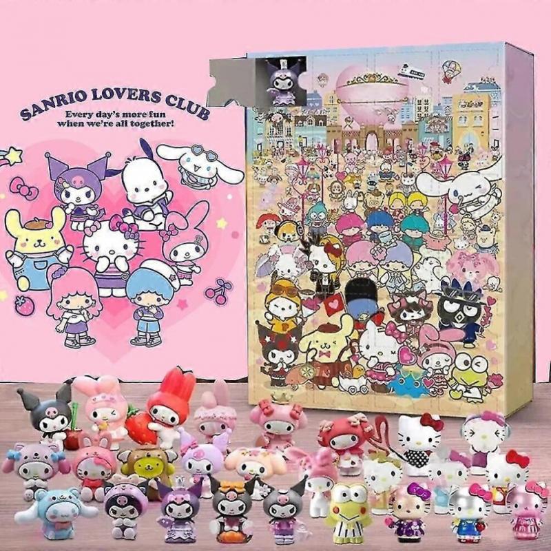 Christmas Advent Calendar Hello Kitty Kuromi Melody Cinnamoroll