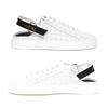 Sneakers for Crocodile BLACK WHITE [Hyde & Jack] Men, Authentic, Cool, Casual, Eye-catching, Gentleman, Men's, Brand, Gift, Leather, Cowhide, Low-cut,