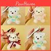 Cute Lace Bow Decoration Cartoon Plush Bear Doll Pendant Children Toy For Gaming Room Decor