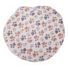 USB Pet Heating Pad Round Double Sided Flannel Thick Warm Dog Cat Heated Blanket Mat for Winter Cold Weather