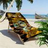 Cleo de Nile Print Beach Towel, Large Soft Quick Dry Towel for Beach Camping Swimming