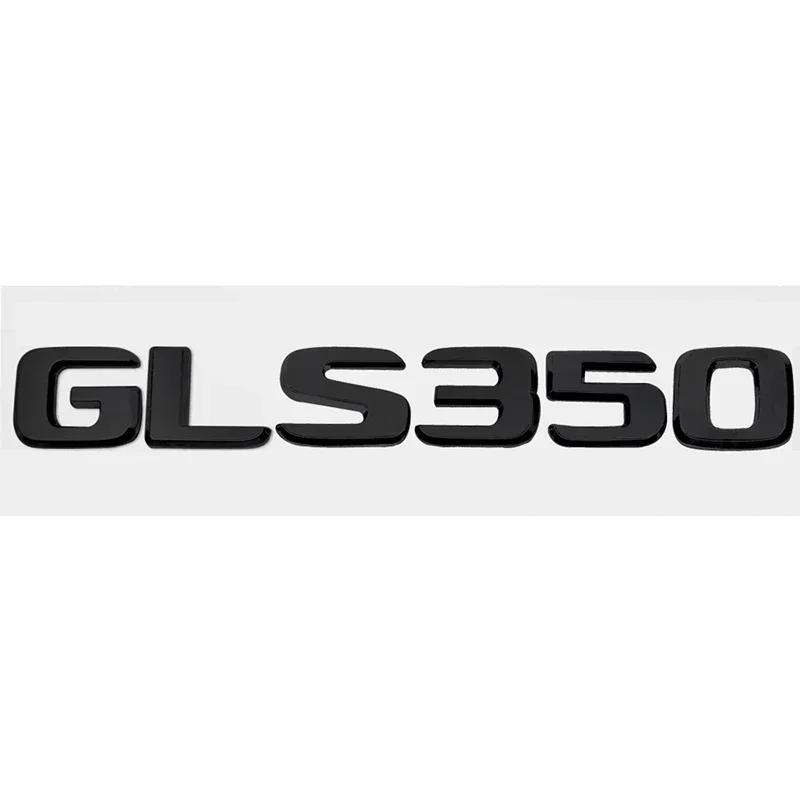 Car Digital Alphabet Trunk Emblem Badge Decal for Mercedes Benz GLS200 GLS250 GLS260 GLS300 GLS320 GLS350 GLS500 GLS550 GLS600