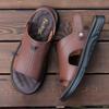 Fashion Summer Men's Breathable Sandals Comfortable Casual Beach Shoes with Soft Soles Comfortable Fashionable Versatile Cool Slippers