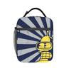 Insulated Lunch Bags Futuramaed Benders Cartoon Comic Merch Food Box Ins Style Thermal Cooler Lunch Box For Travel