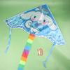 Cute Cartoon Colorful Triangle Kite Flying Toys Kite For Children Kids With 30M Kite String Outdoor Fun Sports Kites Toys