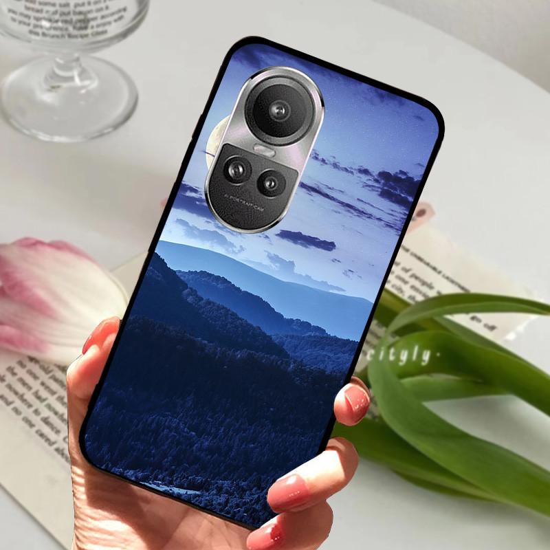 For Oppo Reno 10 5G CPH2531 Case Reno10 Shockproof Soft TPU Silicone Phone Cover For Oppo Reno 10 Pro 5G CPH2525 Funda Cartoon