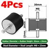 M3 M4 M5 M6 M8 M10 Silentblock Bobbin Mount Male Thread Shock Absorber  for Marine Automotive Use